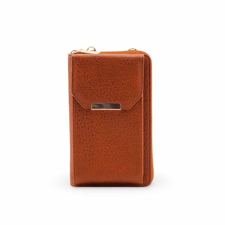 Brown Casual Pouch For Ladies P97700