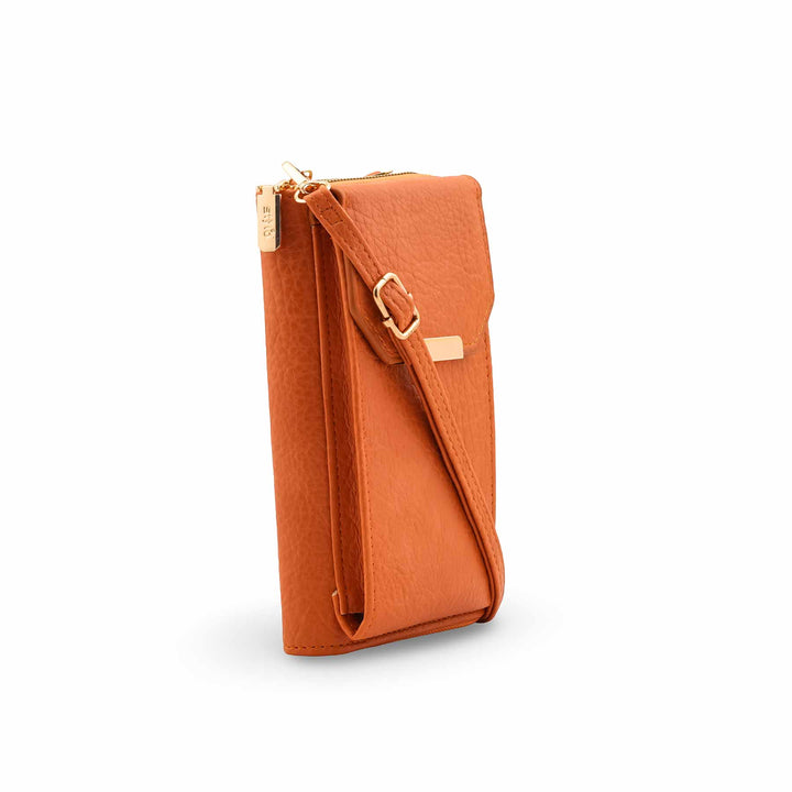 Peach Casual Pouch For Ladies P97700