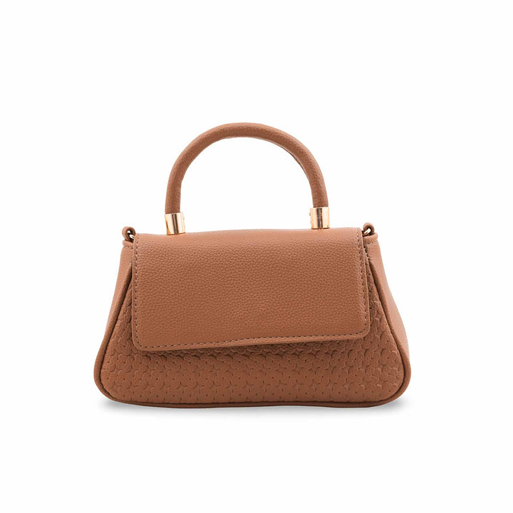 Brown Casual Pouch For Ladies P97703