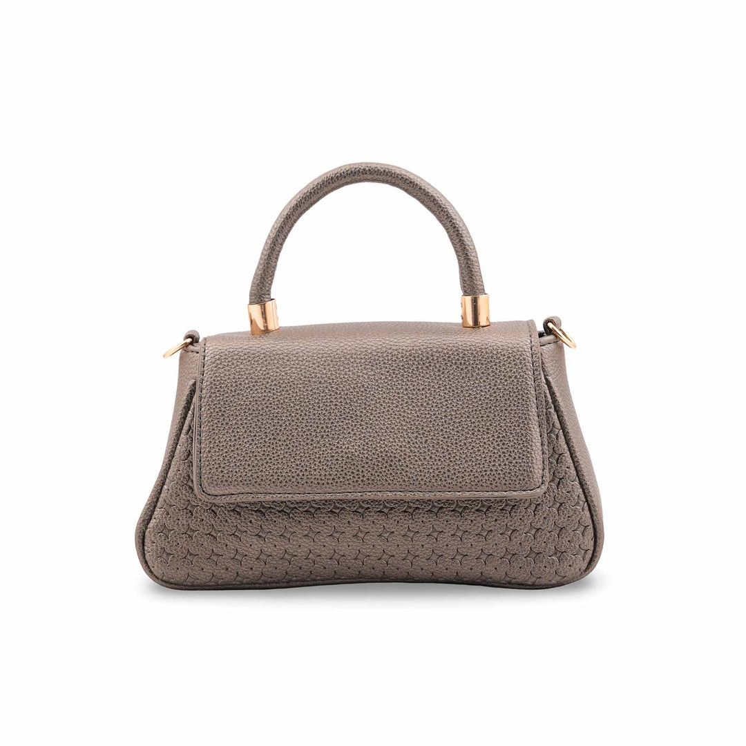 Grey Casual Pouch For Ladies P97703