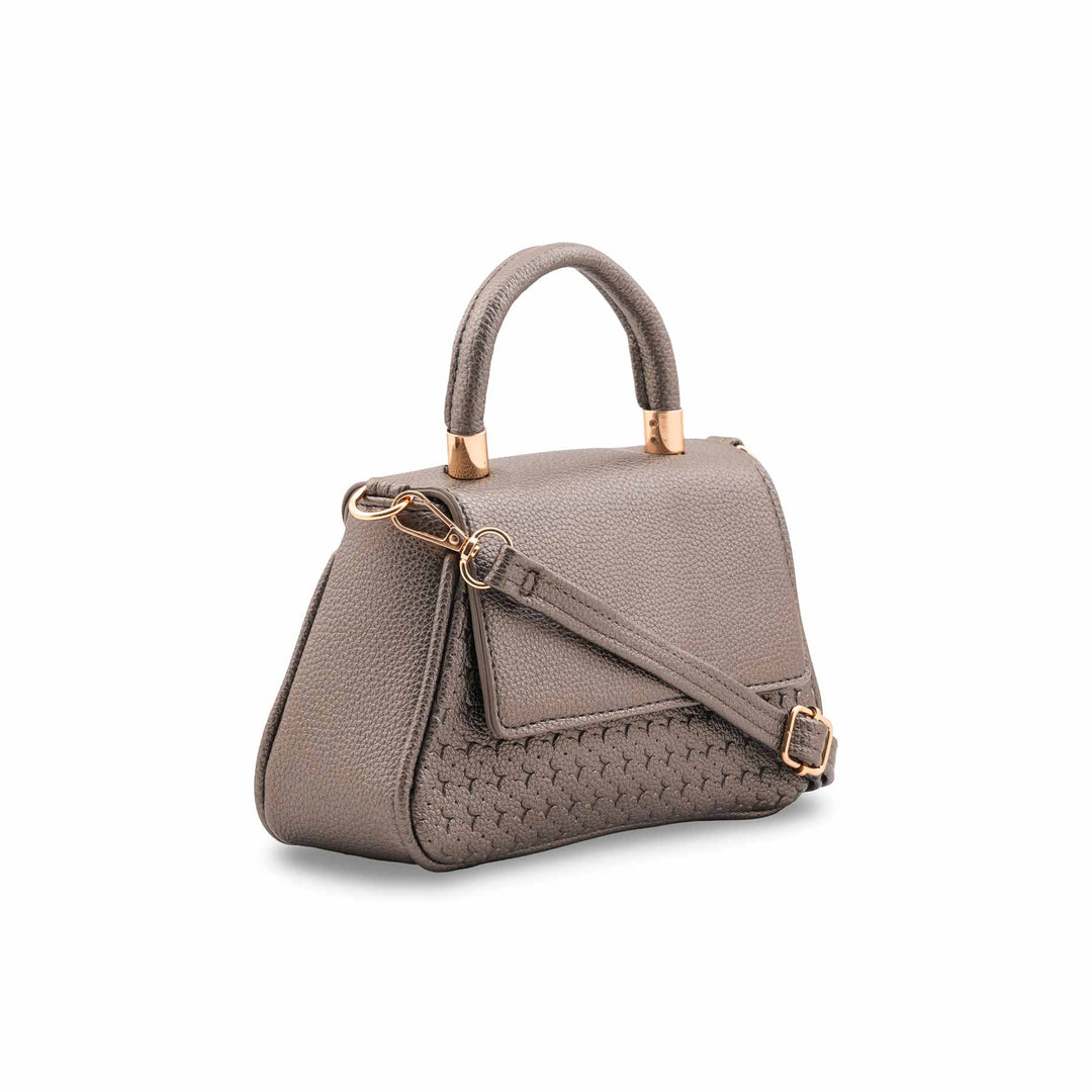 Grey Casual Pouch For Ladies P97703