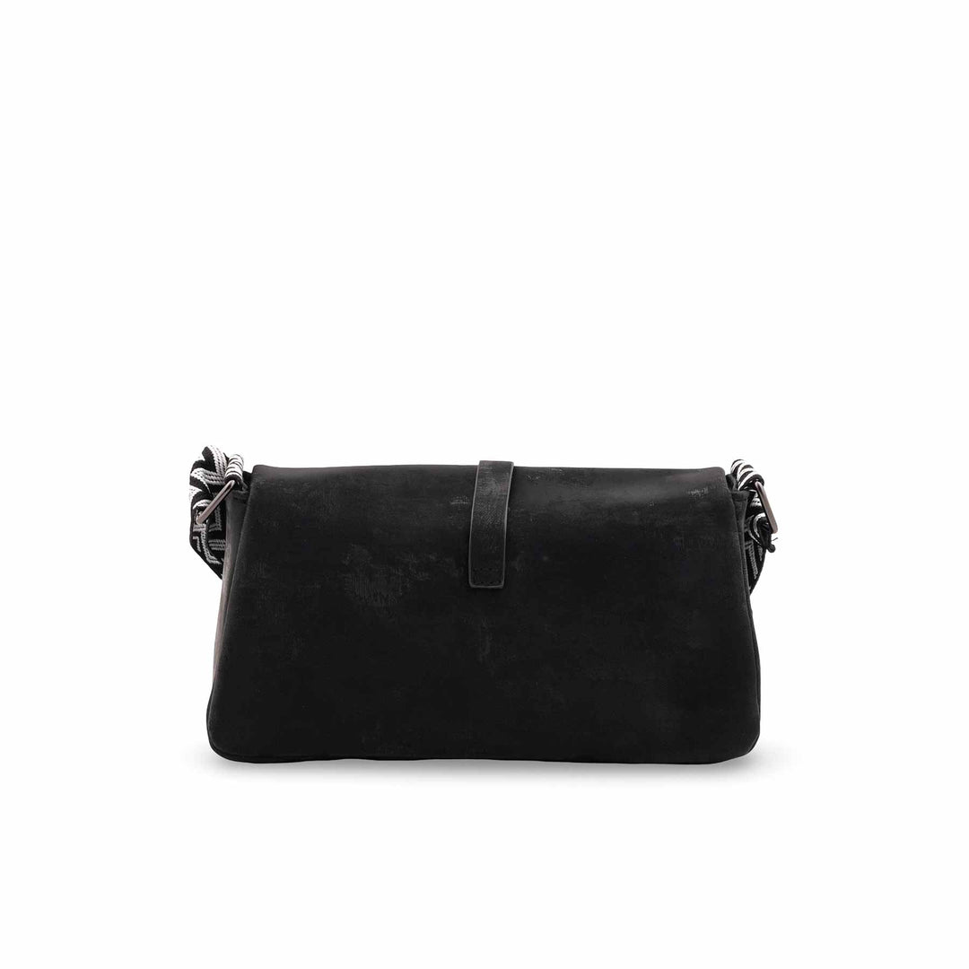 Black Casual Pouch For Women P97704