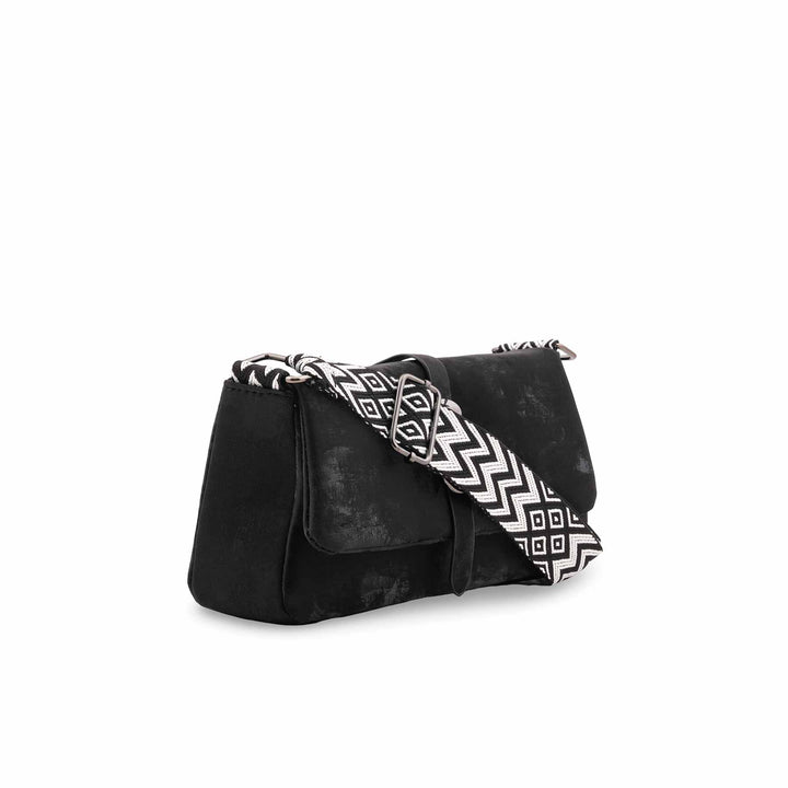 Black Casual Pouch For Women P97704