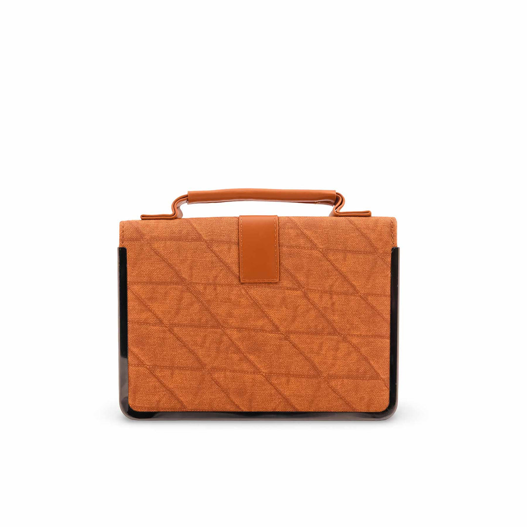 Brown Casual Pouch For Women P97710