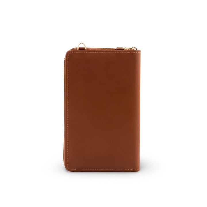 Brown Casual Pouch For Ladies P97714