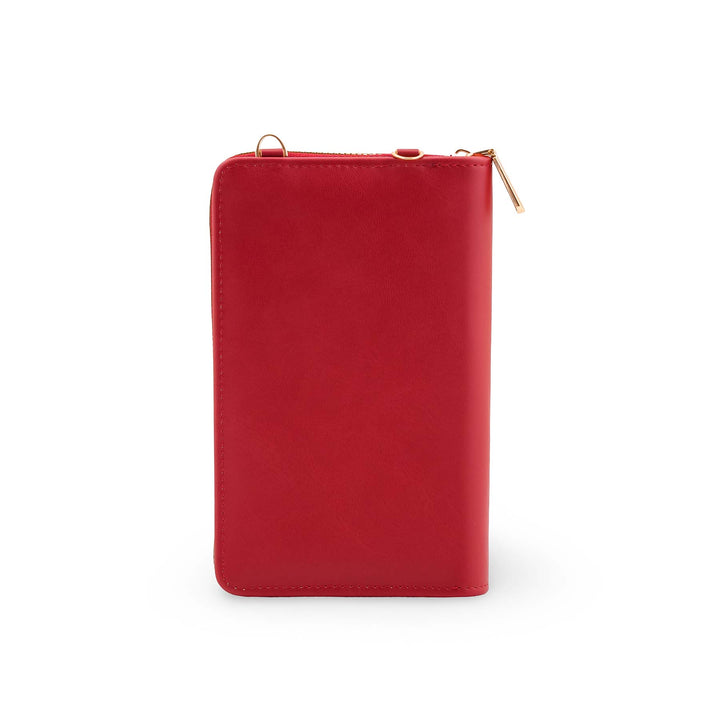 Red Casual Pouch For Women P97714