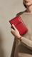 Red Casual Pouch For Women P97714