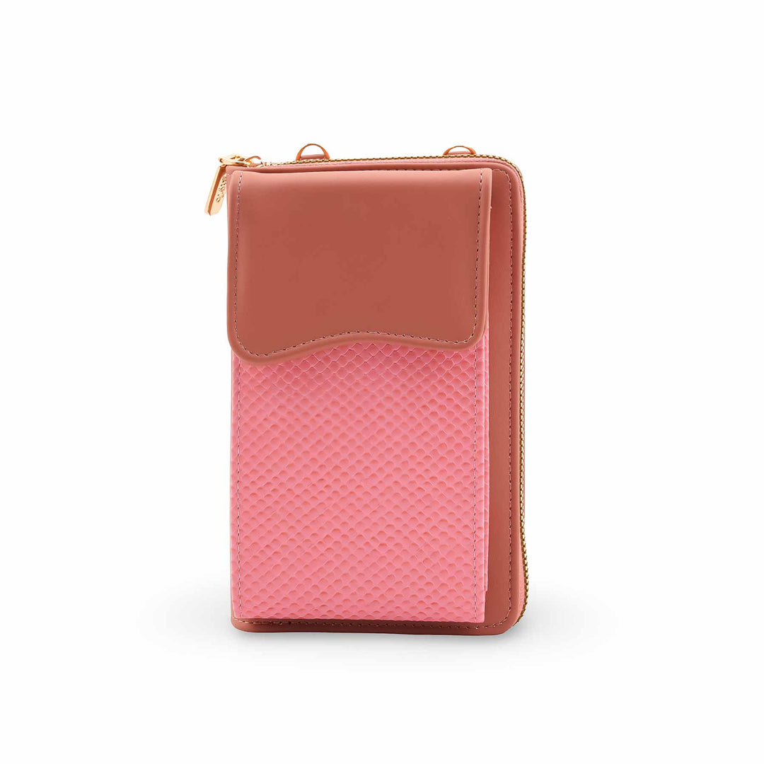 Pink Casual Pouch For Women P97714