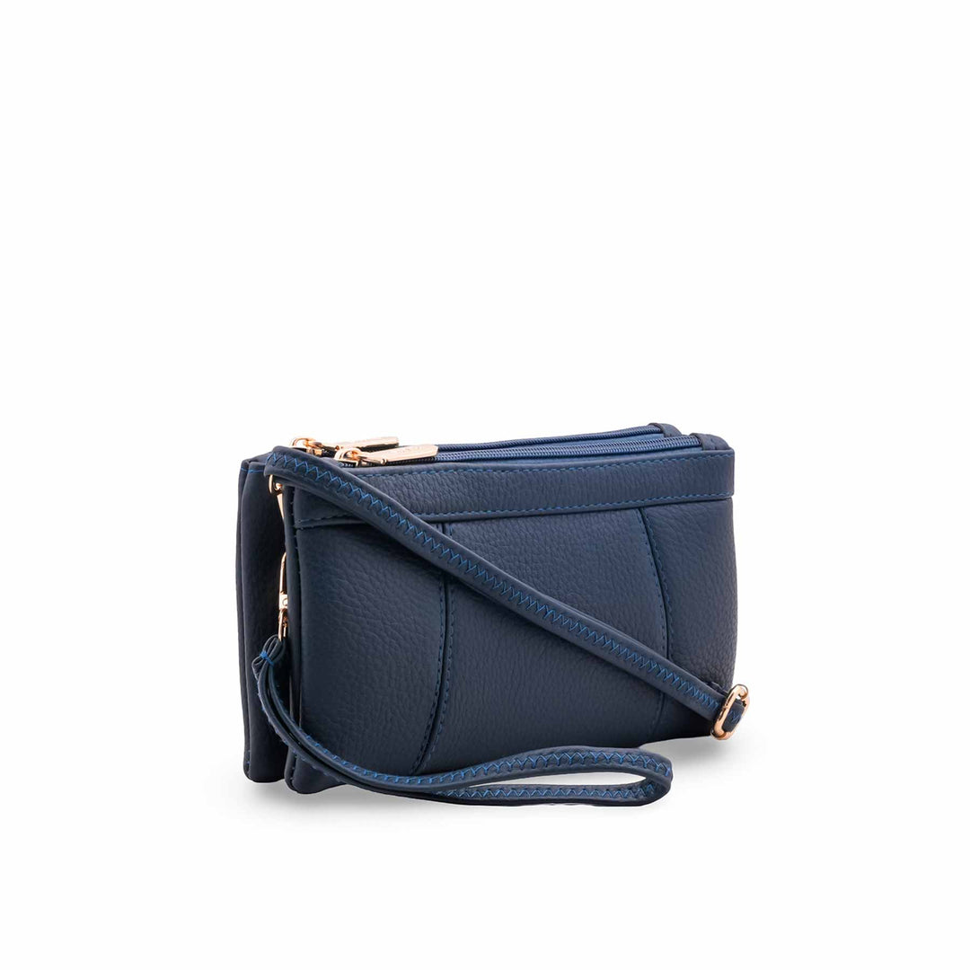 Navy Casual Pouch For Women P97745