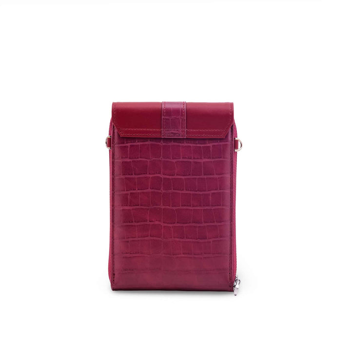 Maroon Casual Pouch For Women P97746