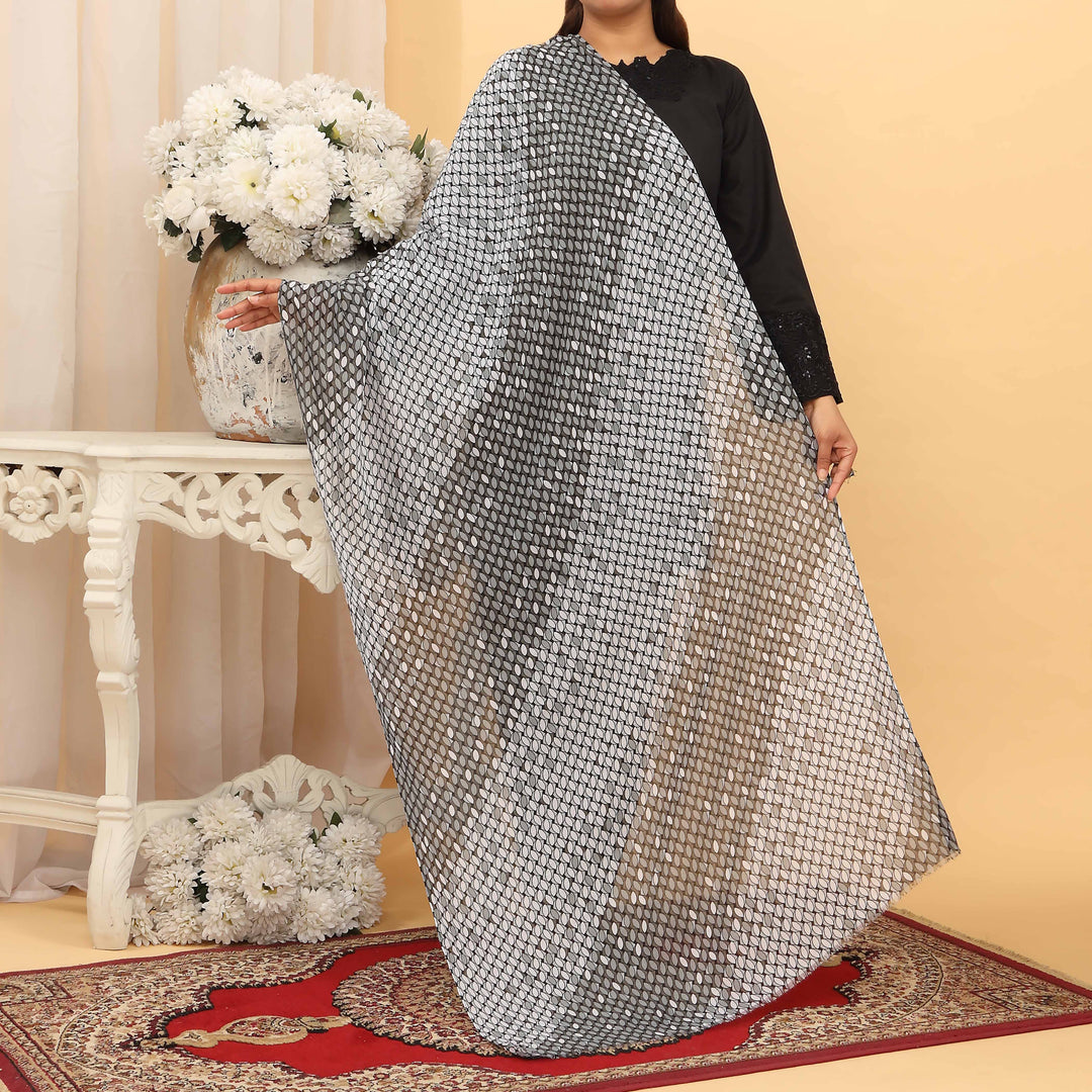 Grey Summer Stole  PD5018
