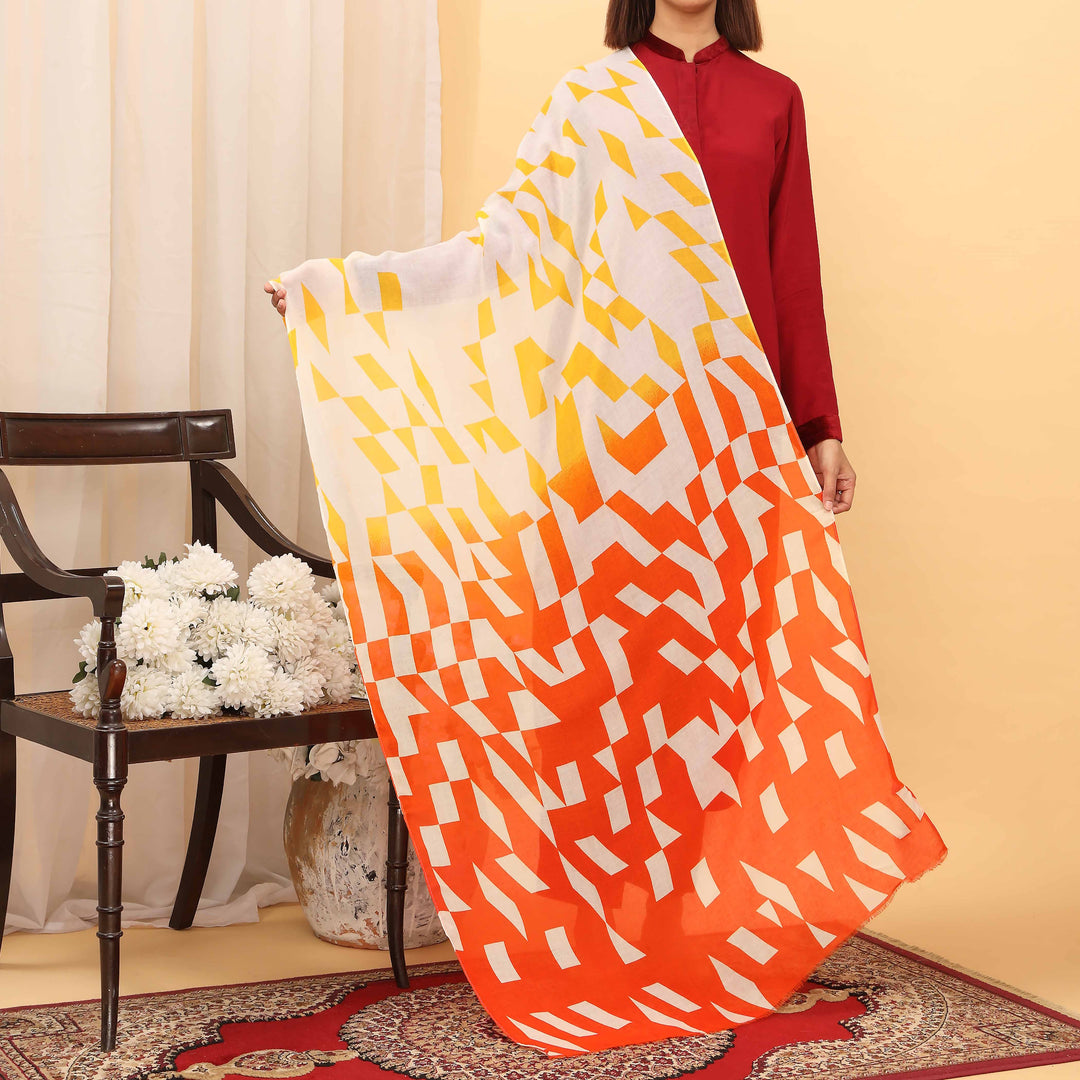 Orange Summer Stole  PD5085