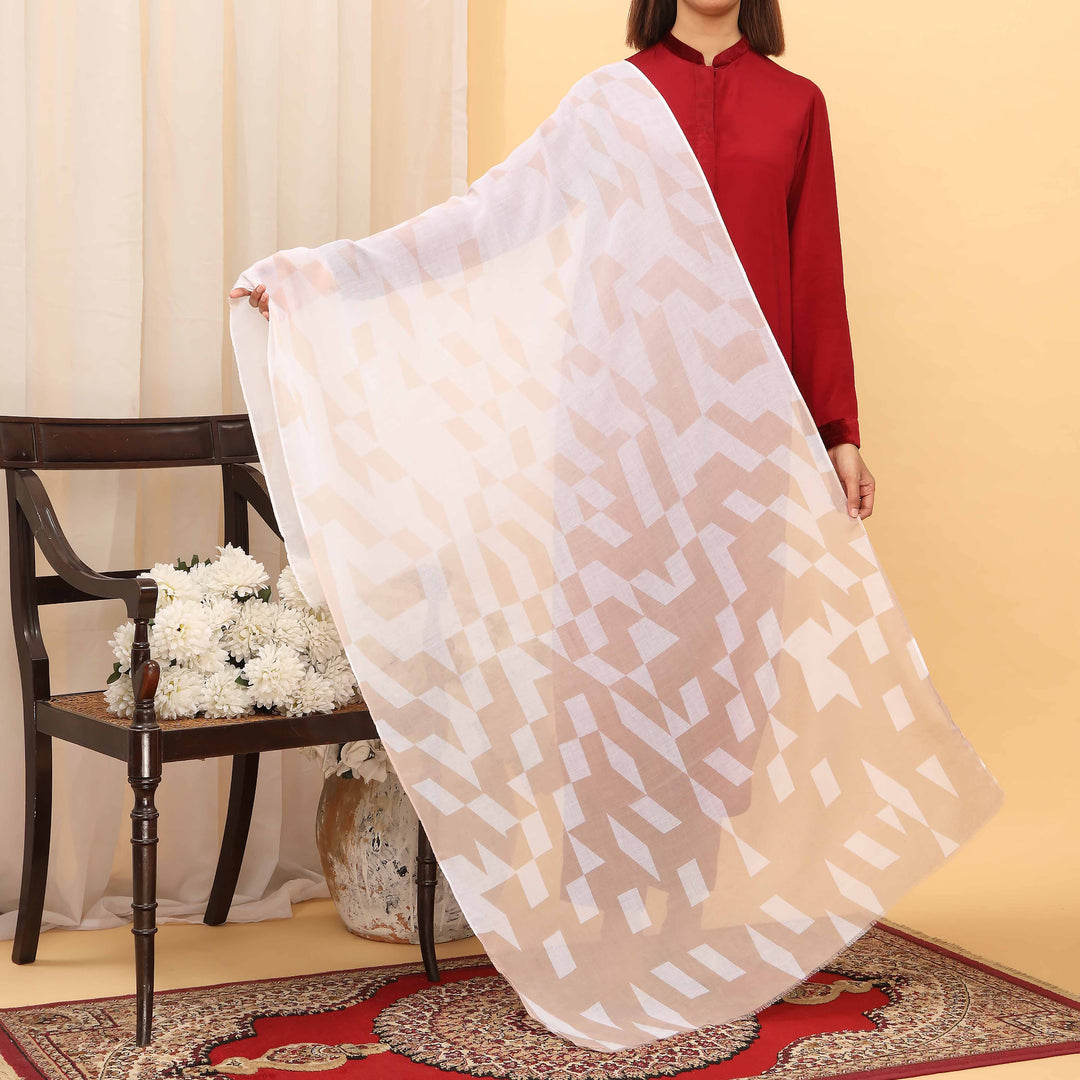 Beige Summer Stole  PD5088