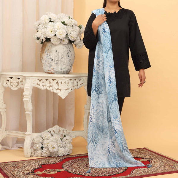 وشاح صيفي أزرق PD5115