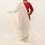 Cream Embroidered Stole PD5244
