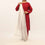 Cream Embroidered Stole PD5280