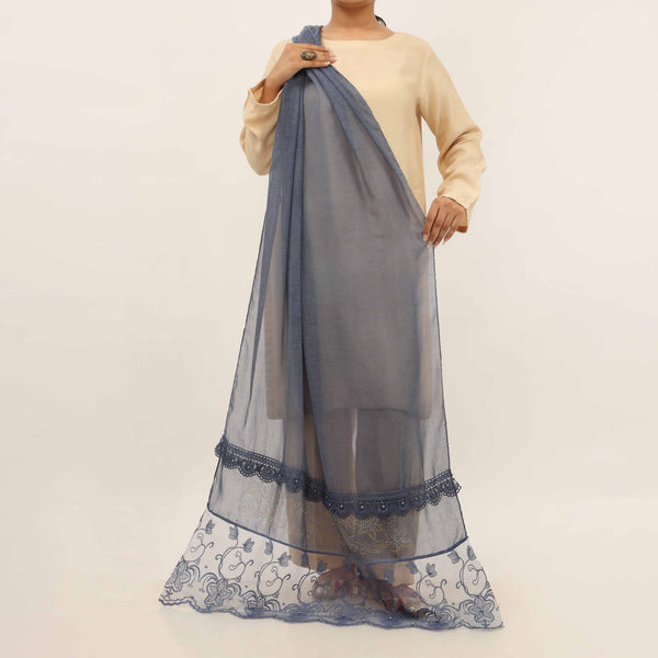 Green Embroidered Stole PD5283
