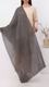 شال مطرز باللون الأسود PD5303