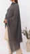 وشاح أسود مطرز PD5322