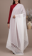 White Embroidered Stole PD5341