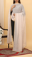 White Screen Printed Chiffon Dupatta PD5388