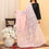 Pink Embroidered Dupatta PD5421