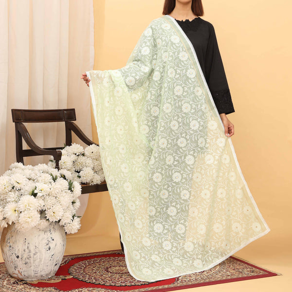 Pista Embroidered Dupatta PD5455