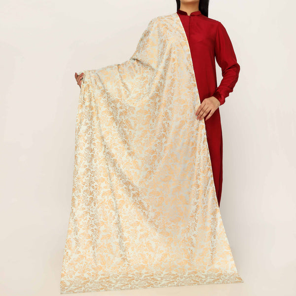 شال شيفون سادة أزرق PD5507