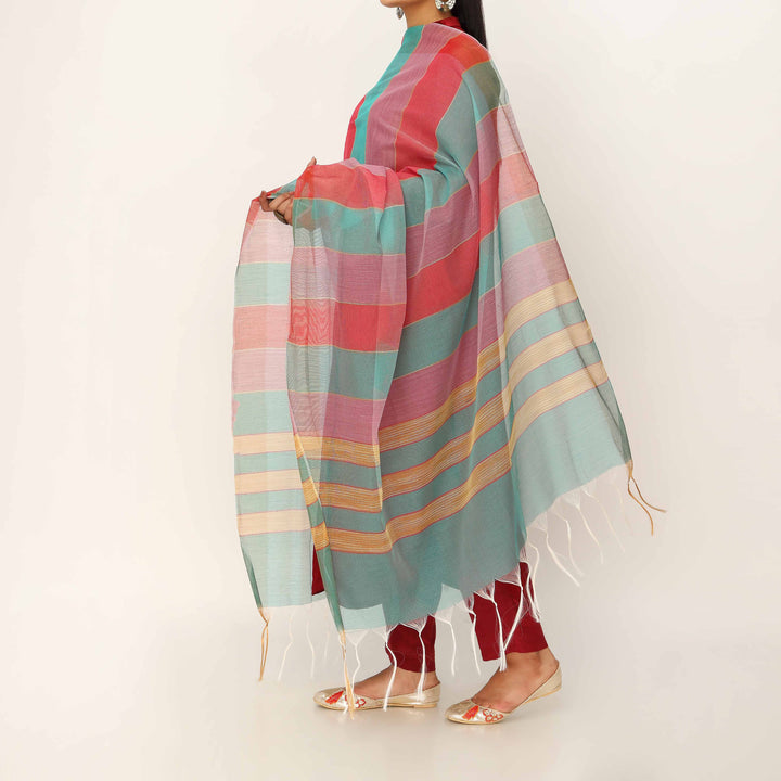 Multy Yarn Dyed Dupatta PD5536