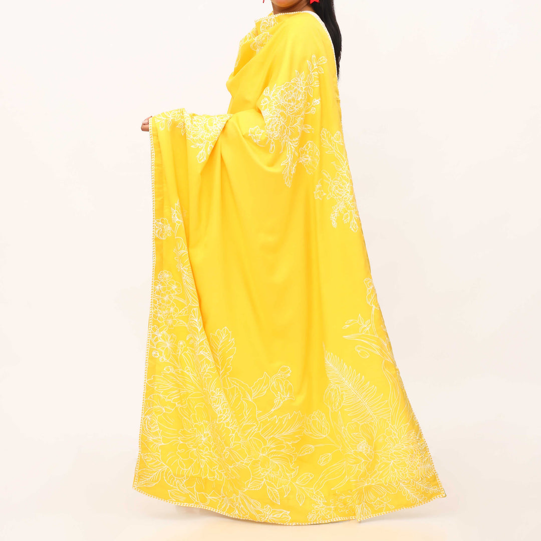 Yellow Acrylic Shawl PD5542