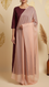 Peach Dyed Organza Dupatta PD6030