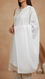 White Embellished Cotton Shawl PD6072