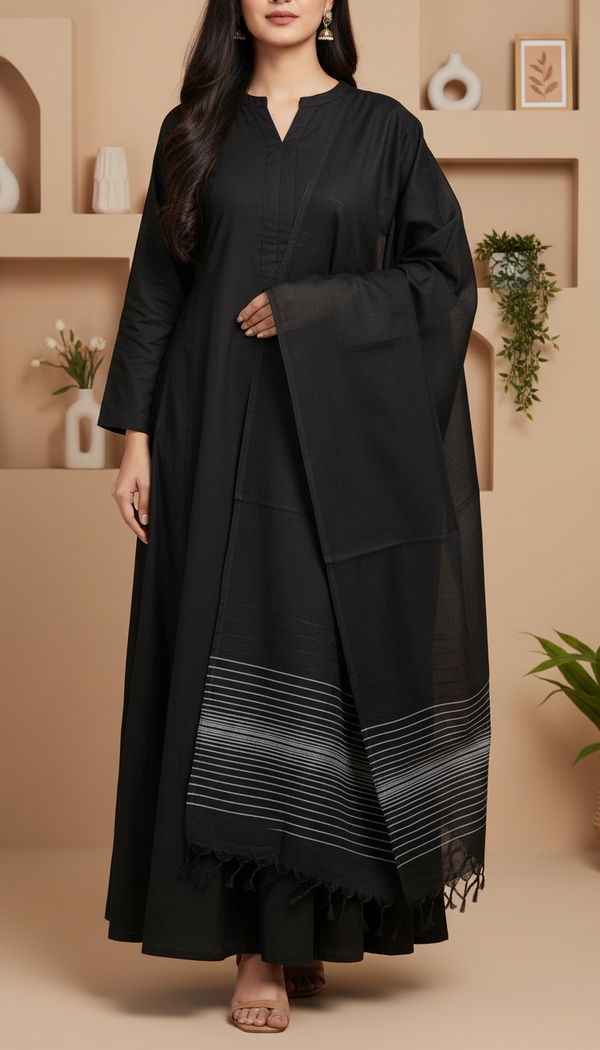 Black Summer Stole PD6081