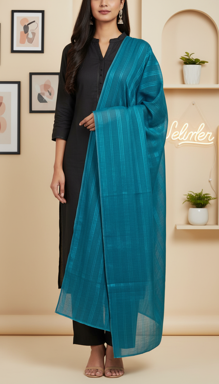 Sky Blue Summer Stole PD6107