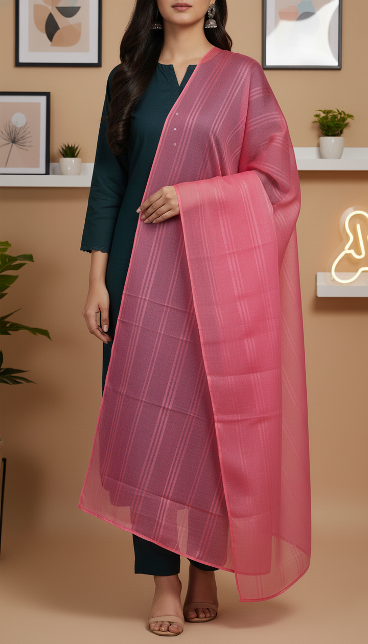 Fuchsia Pink Summer Stole PD6107