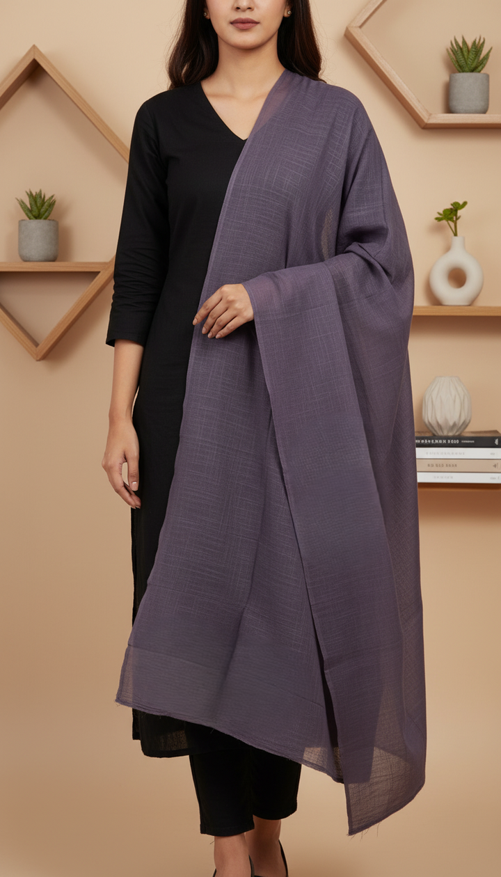 Dk Grey Summer Stole PD6108