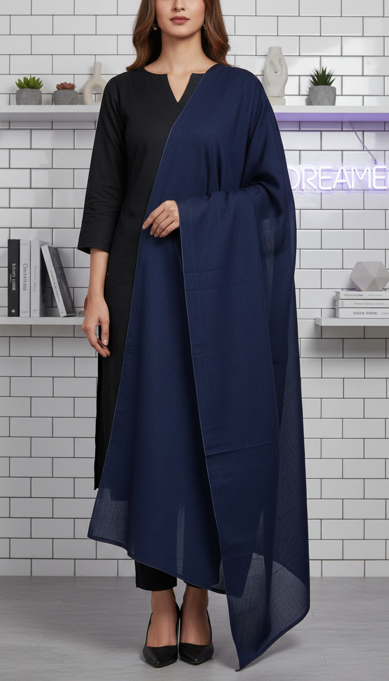 Blue Summer Shawl PD6114