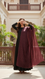 Maroon Summer Shawl PD6121