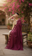 Maroon Summer Shawl PD6124