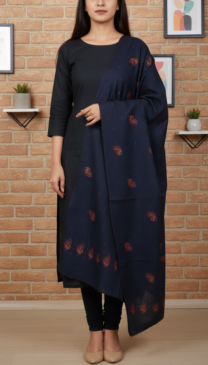 Blue Summer Shawl PD6124