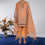 3PC- Embellished Organza Net Suit PF4021