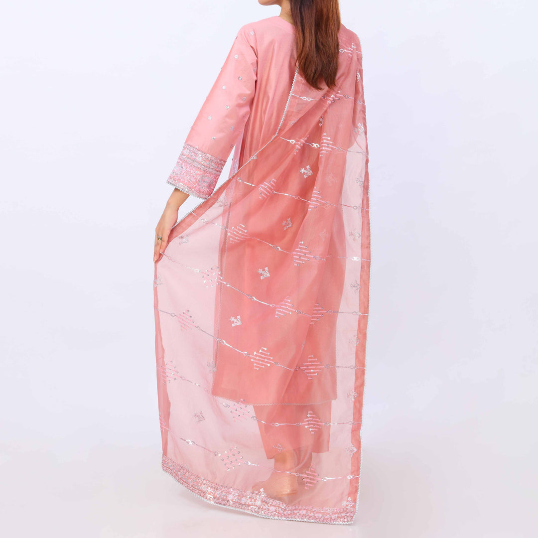3 PC- Viscose Embellished Suit PF5048