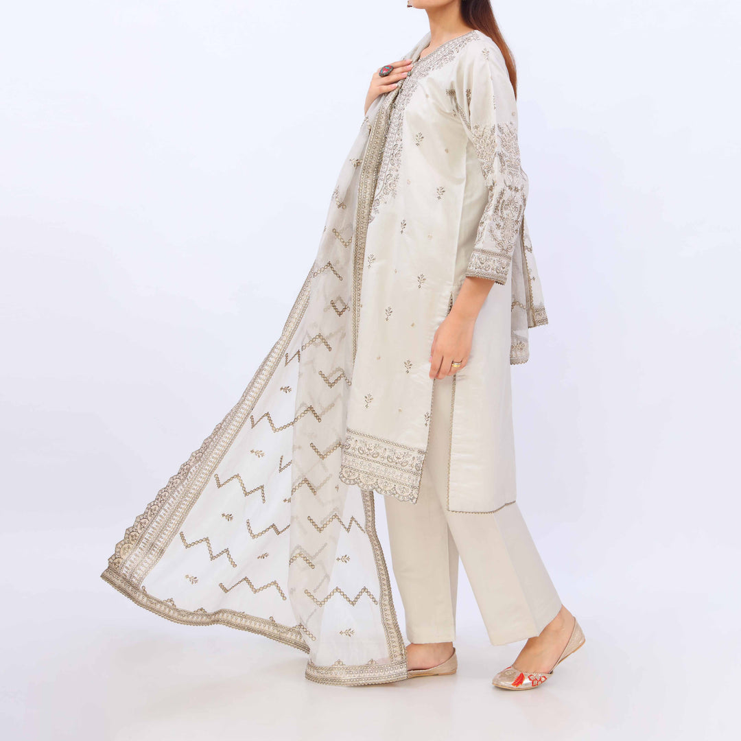 3 PC- Viscose Embellished Suit PF5065