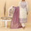 3PC- Embroidered Khadi Net Suit PF5085
