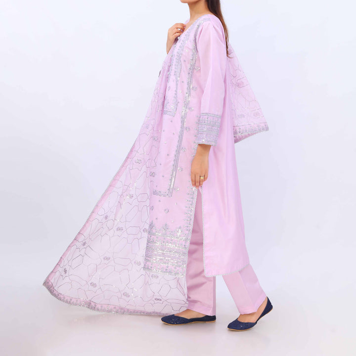 3 PC- Viscose Embellished Suit PF5088