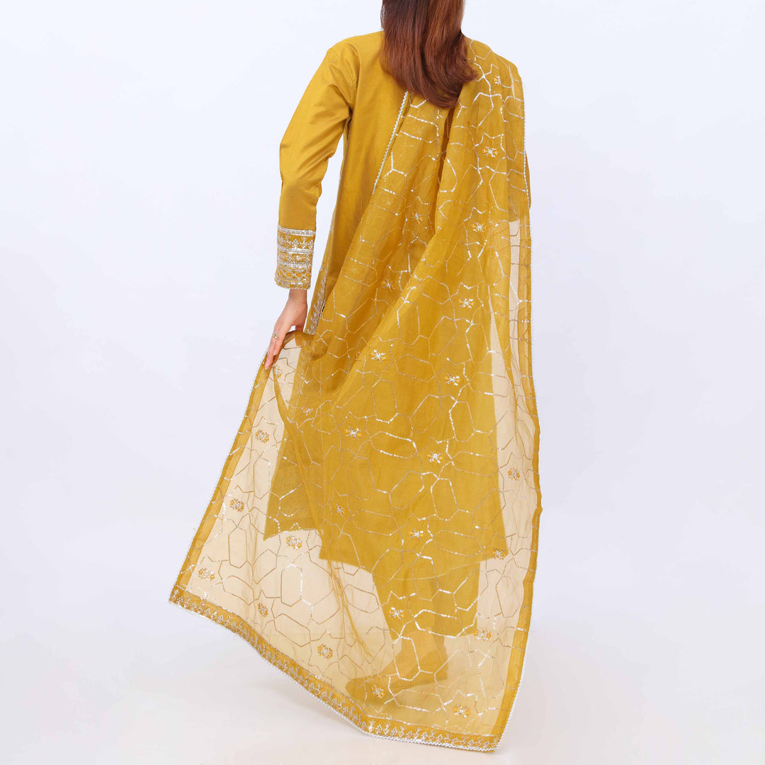 3 PC- Viscose Embellished Suit PF5090
