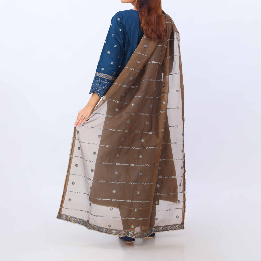 3 PC- Viscose Embellished Suit PF5112