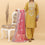 3PC- Embroidered Khadi Net Suit PF5129