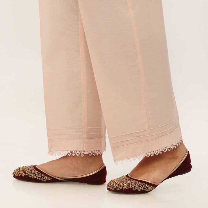 Peach Cotton Cambric Trouser PL4101
