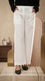 White Straight Fit Embellished Trouser PL5013